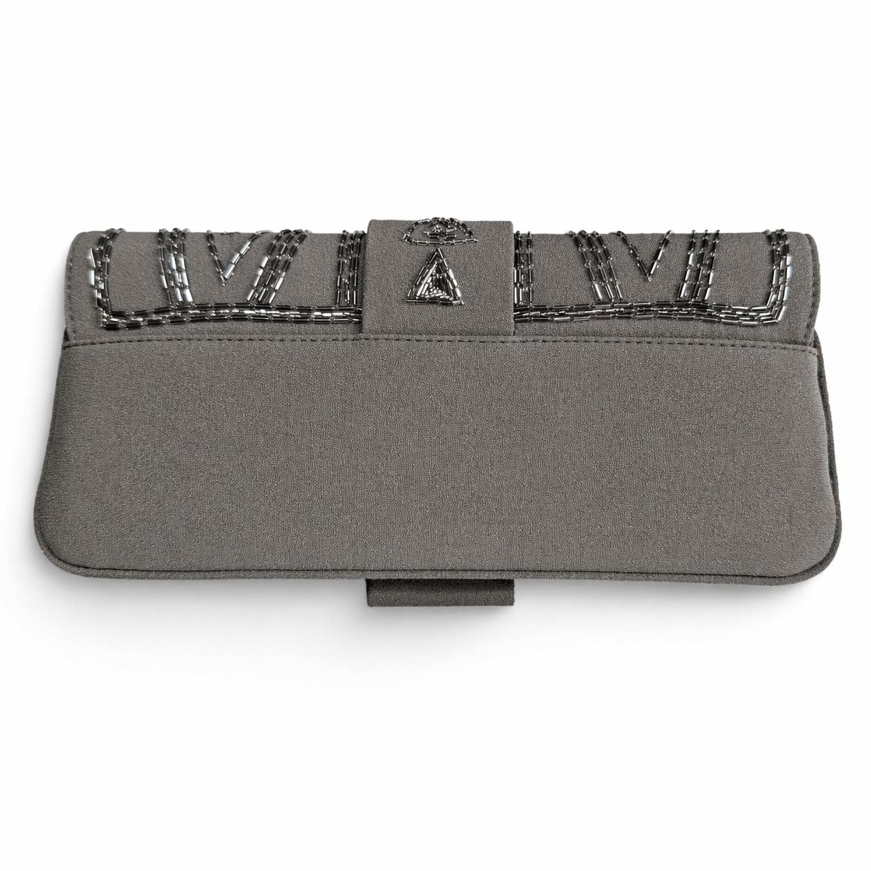 DIOR - *LIMITED AND RARE* VINTAGE BAG GREY FABRIC EMBROIDERED