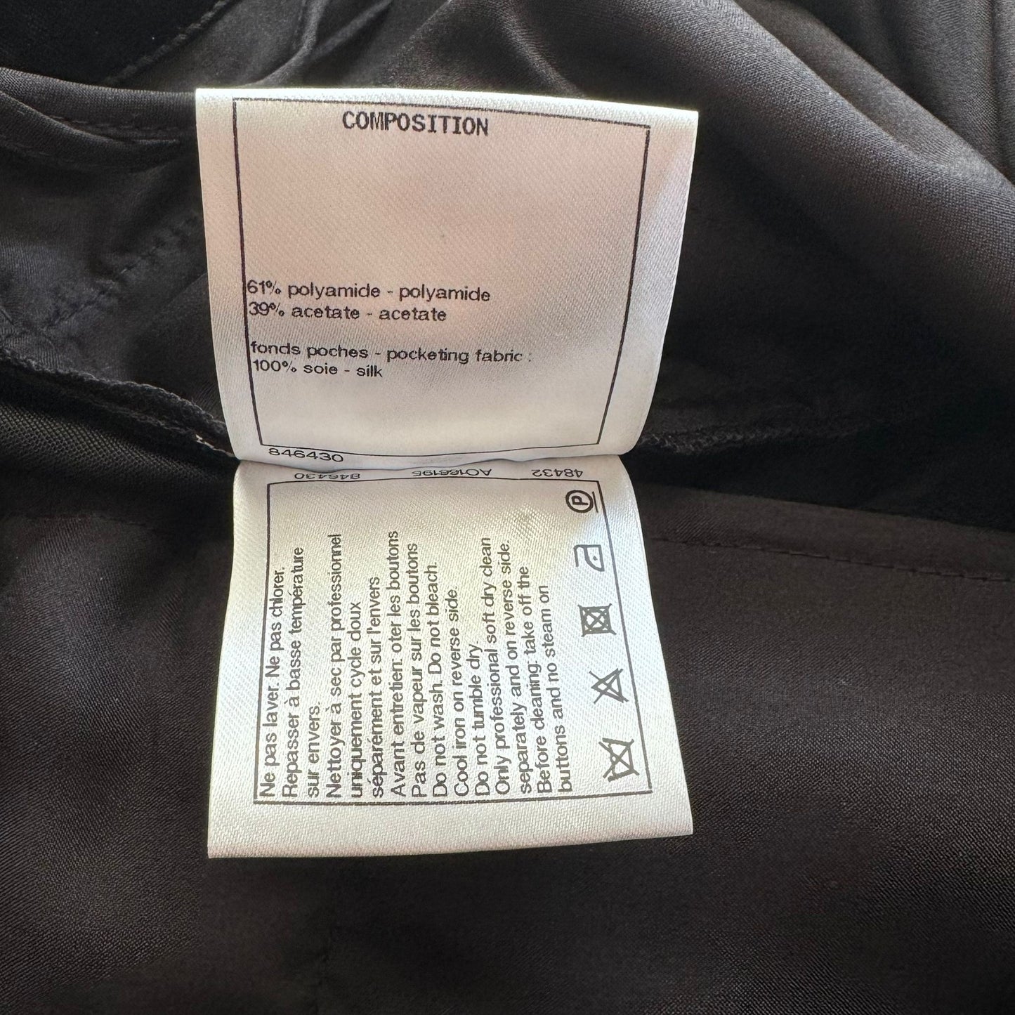 CHANEL - SHORT BLACK SIZE 34 FR