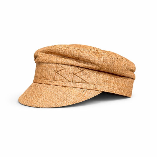 RUSLAN BAGINSKYI - HAT GAVROCHE STRAW SIZE 54CM