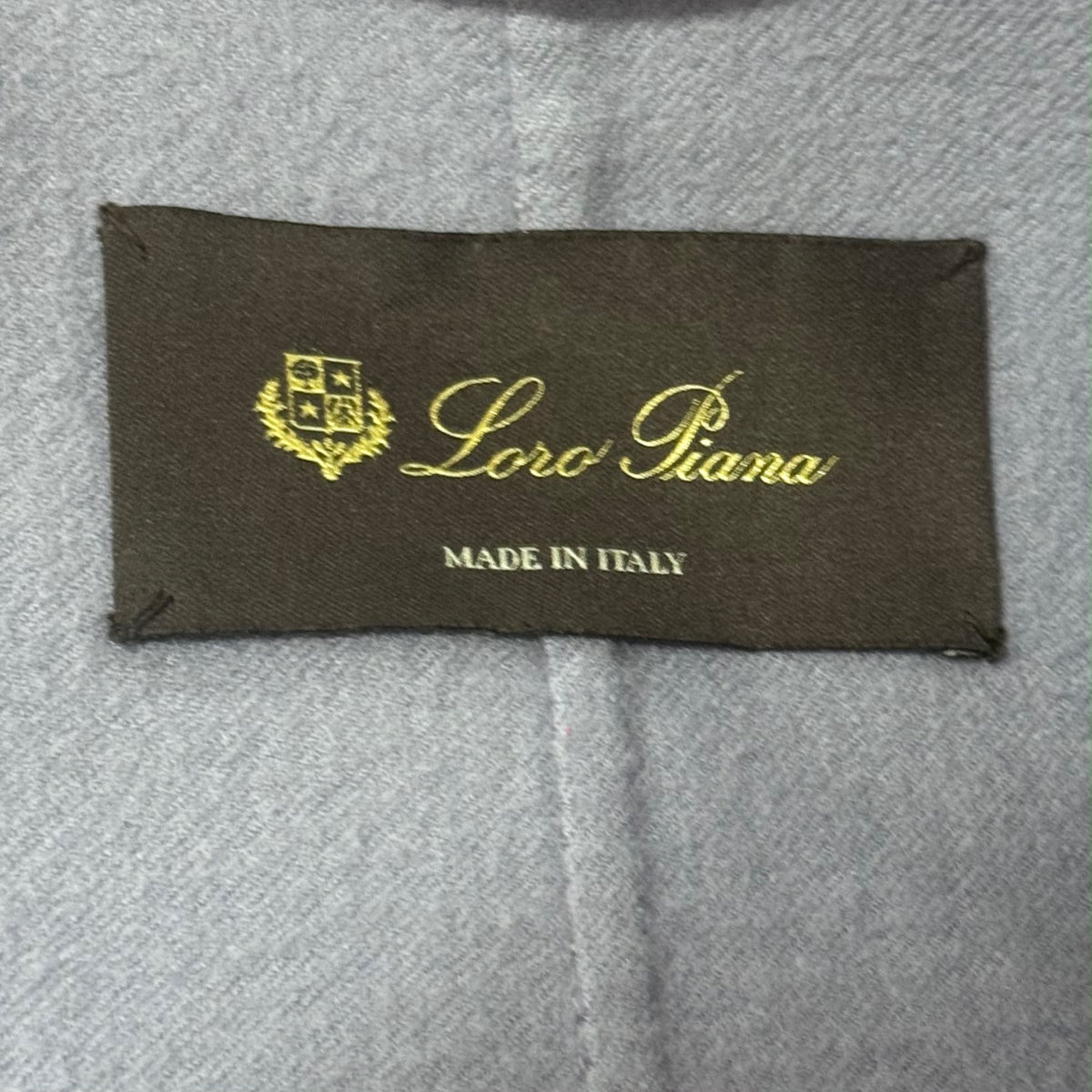LORO PIANA - COAT PURPLE CASHMERE WITH BELT SIZE L