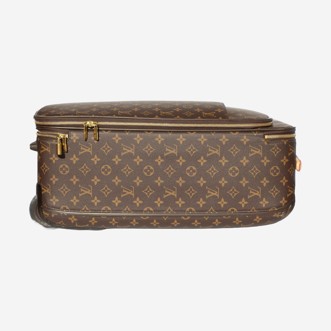LOUIS VUITTON - CABIN TROLLEY MONOGRAM BROWN LEATHER