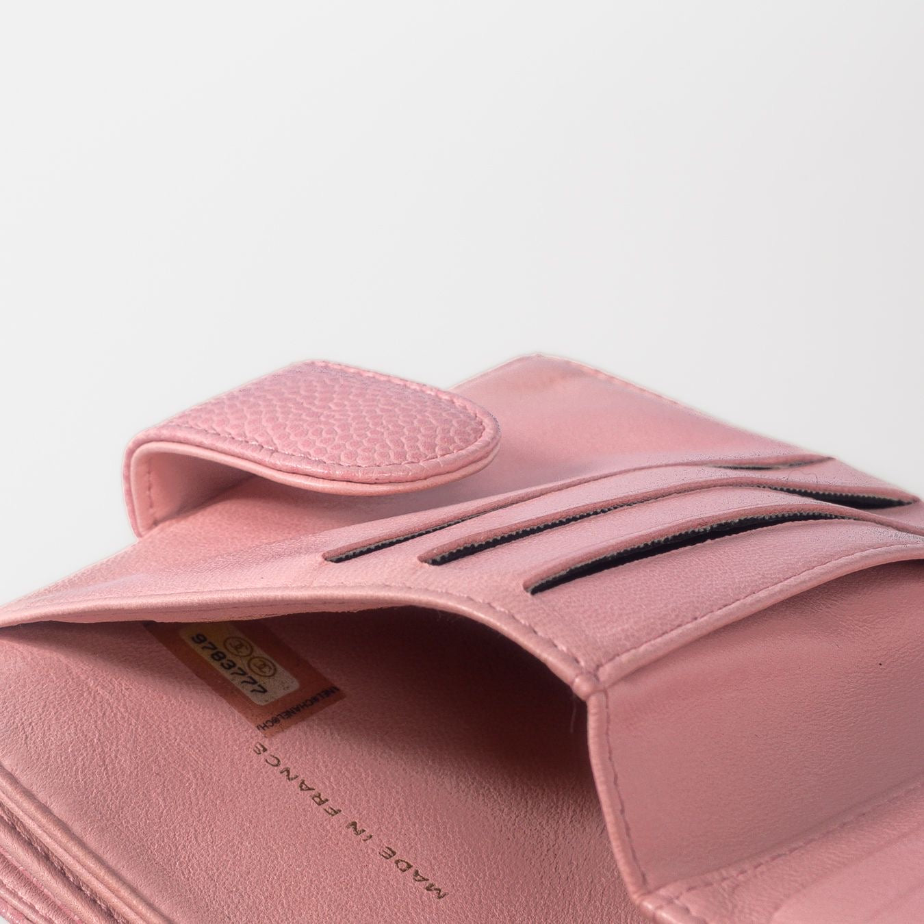 CHANEL - WALLET PINK CAVIAR LEATHER