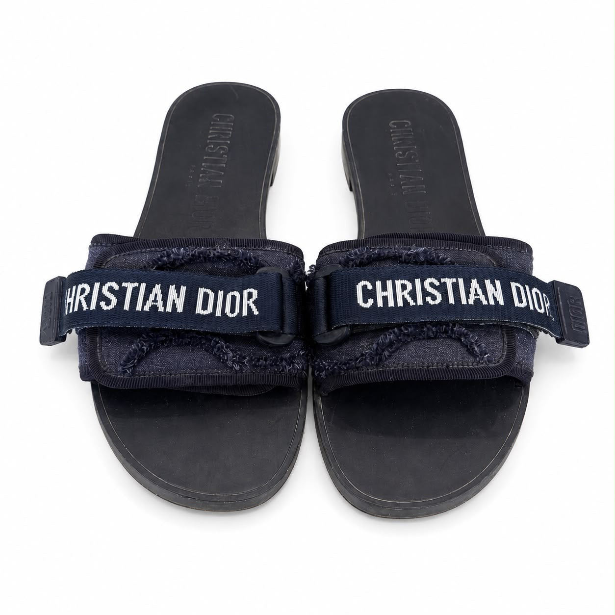 DIOR - SANDALS DIO(R)EVOLUTION DARK BLUE CAMOUFLAGE SIZE 38 EU