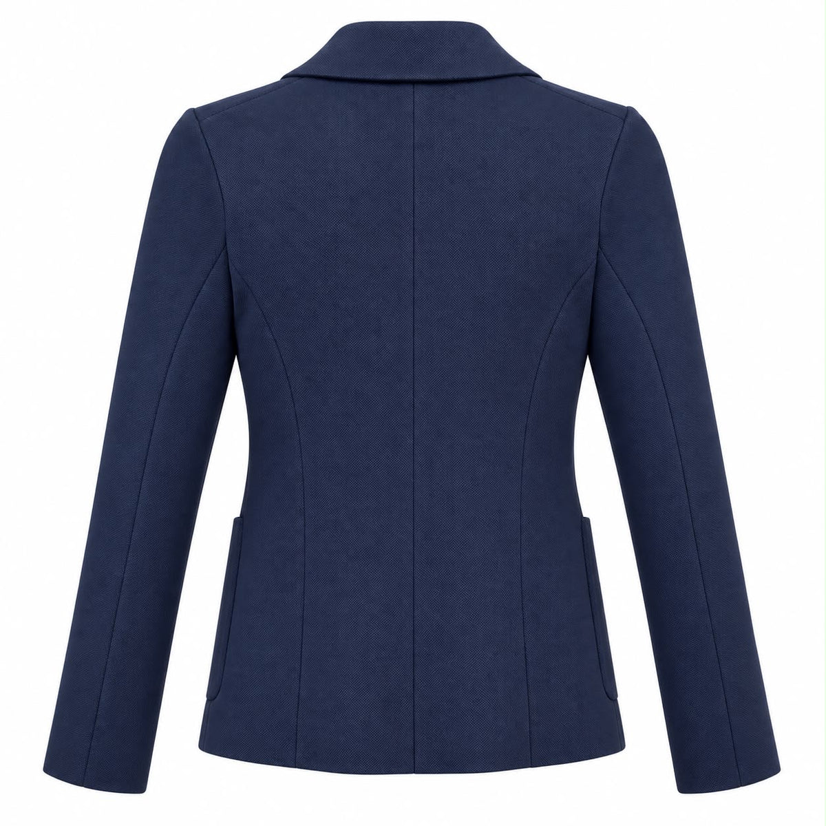 DIOR - BLAZER TAILORED DOUBLE-BREASTED NAVY BLUE WITH GOLD TONE BUTTONS SIZE 36 FR