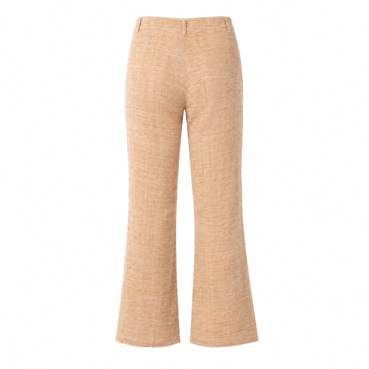 CHANEL - TROUSERS BROW SILK BOUCLÉ SIZE 36 FR