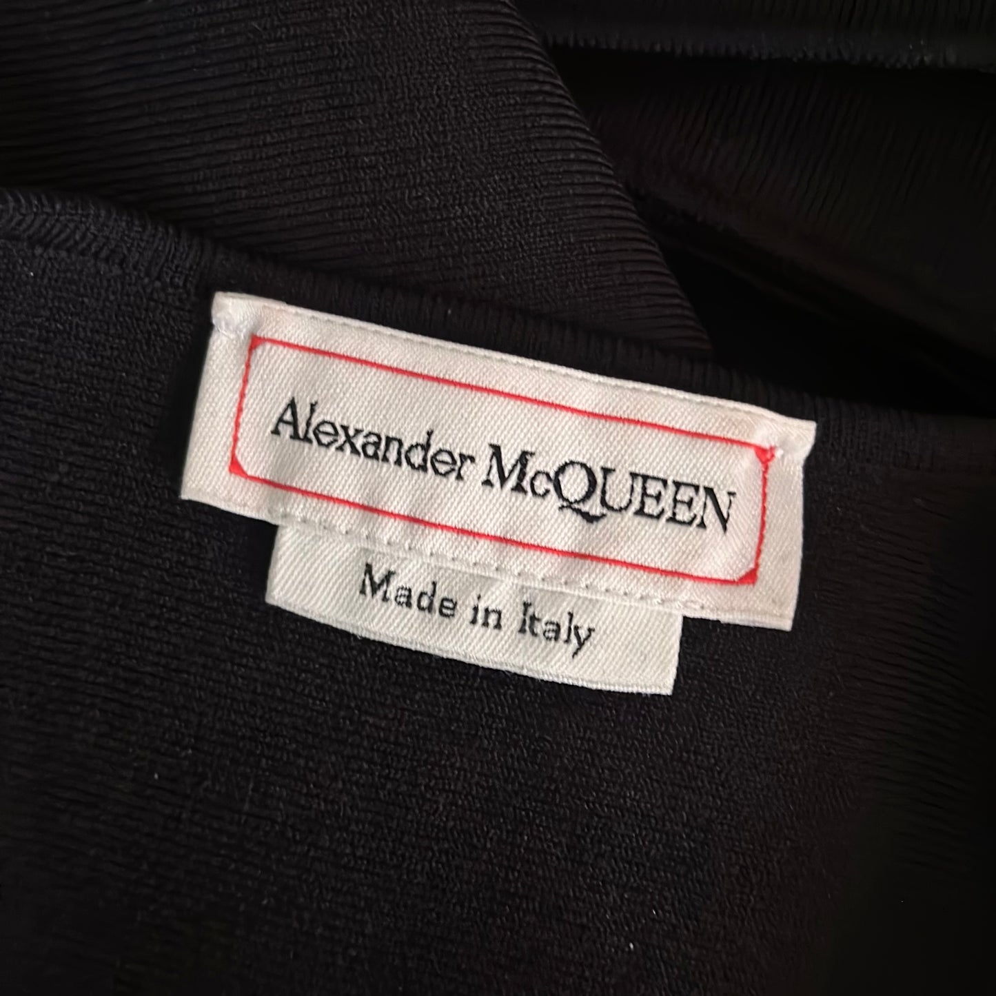 ALEXANDER MCQUEEN - DRESS LING BLACK SIZE XS