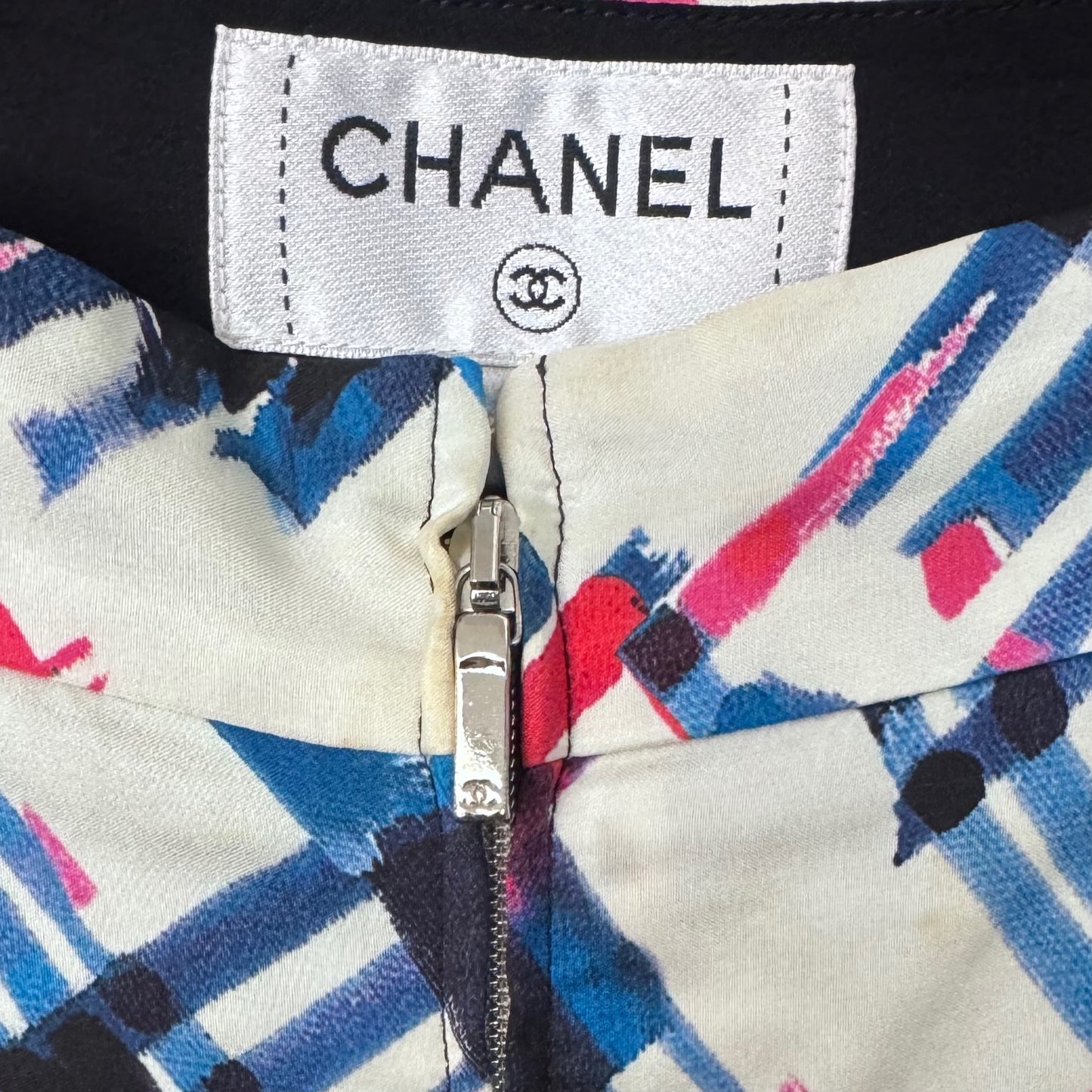CHANEL - SET T-SHIRT AND LONG SKIRT SIZE MULTICOLOR 34 FR