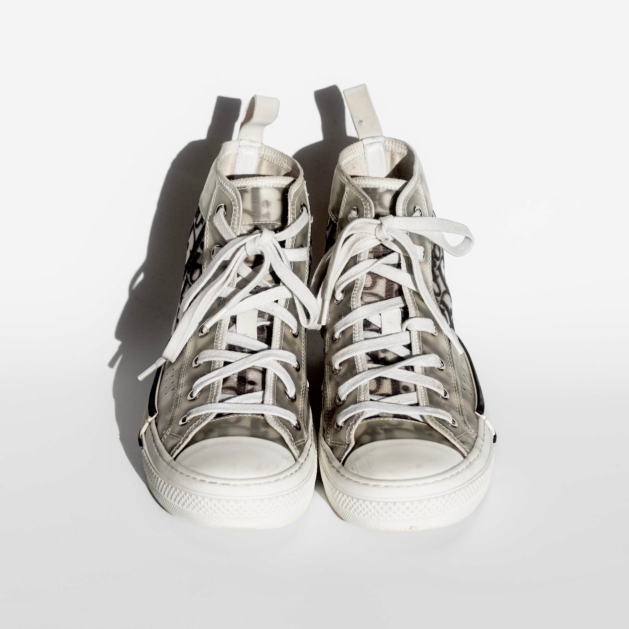 DIOR - SNEAKERS HIGH OBLIQUE MODEL B23 SIZE 39 EU