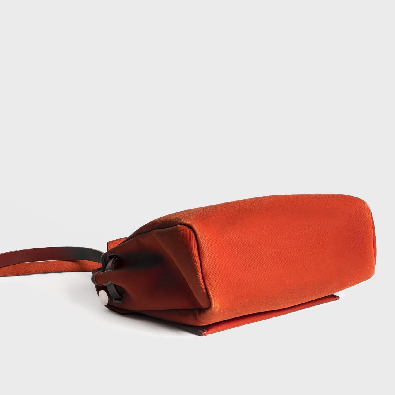 HERMÈS - HERBAG RED SILVER HARDWARE