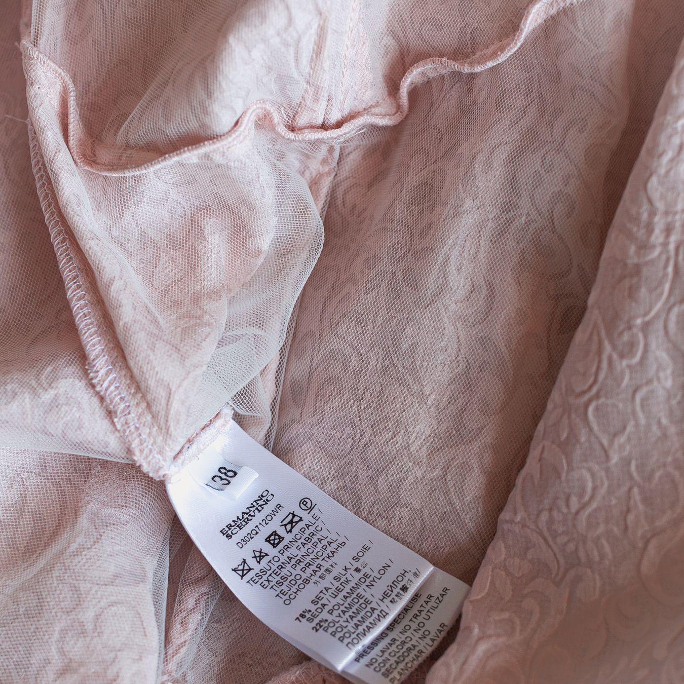 ERMANNO SCERVINO - DRESS MINI PINK SLEVELESS FLARED SIZE 38 IT