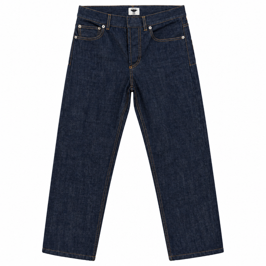 DIOR - JEANS BLUE STRAIGHT-LEG SIZE 34 FR