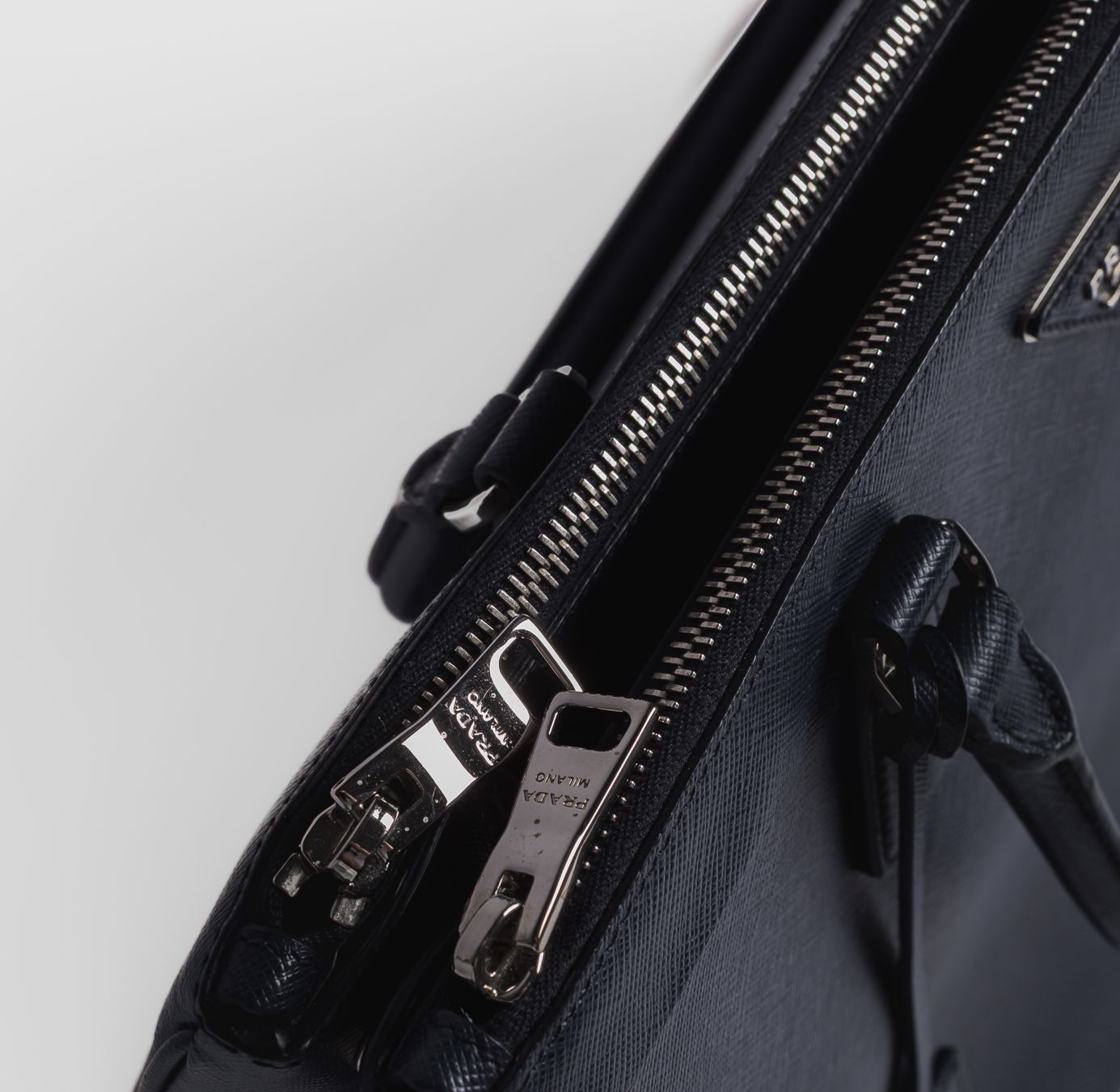 PRADA - BAG SAFFIANO GALLERIA LEATHER BAG BLUE