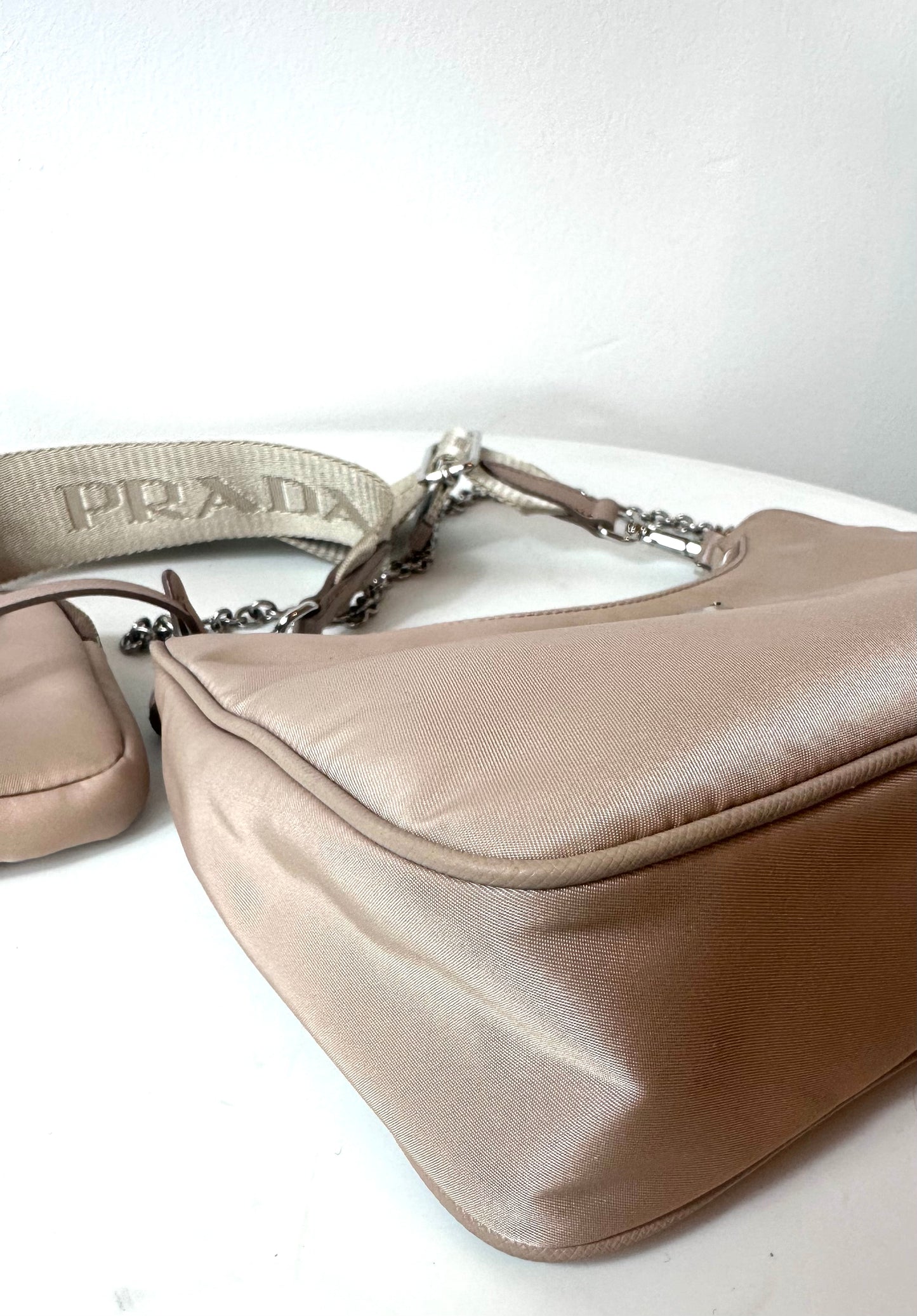 PRADA - Re-edition Multipochette bag pink