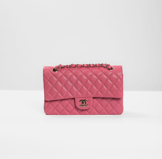 CHANEL - BAG TIMELESS CLASSIC PINK CAVIAR LEATHER