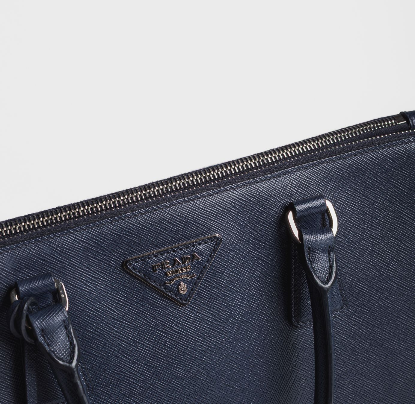 PRADA - BAG SAFFIANO GALLERIA LEATHER BAG BLUE