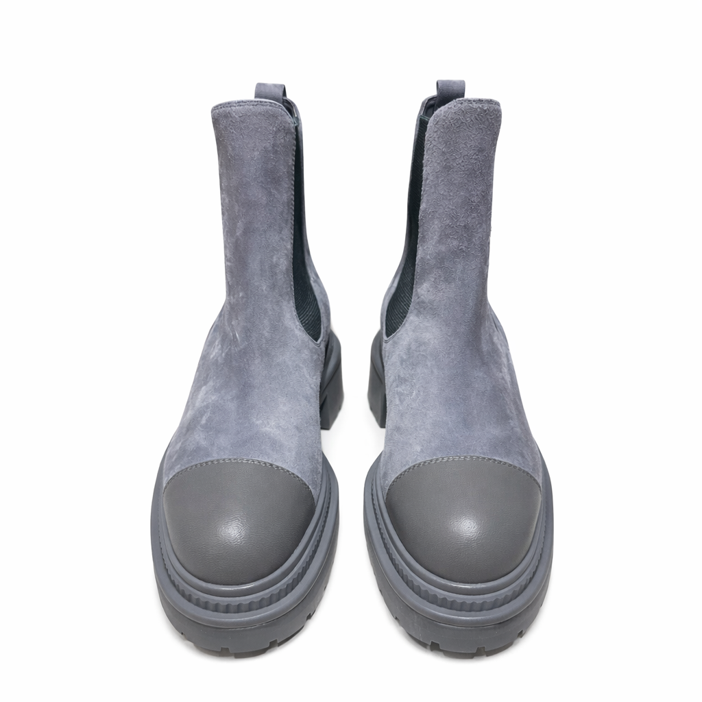 CHANEL - *BRAND NEW* BOOTS INTERLOCKING WITH LEATHER TOE SIZE 38C EU