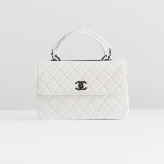 CHANEL - BAG TRENDY CC LARGE LAMBSKIN SO BLACK HARDWARE