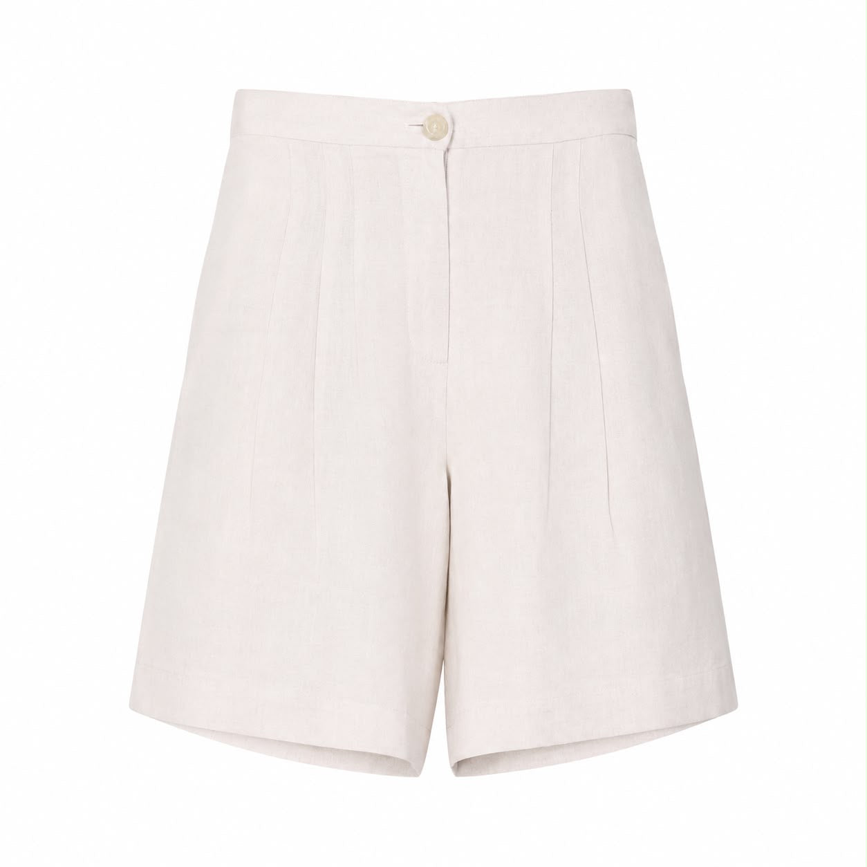CHANEL - SHORTS ECRU LINEN 38 FR