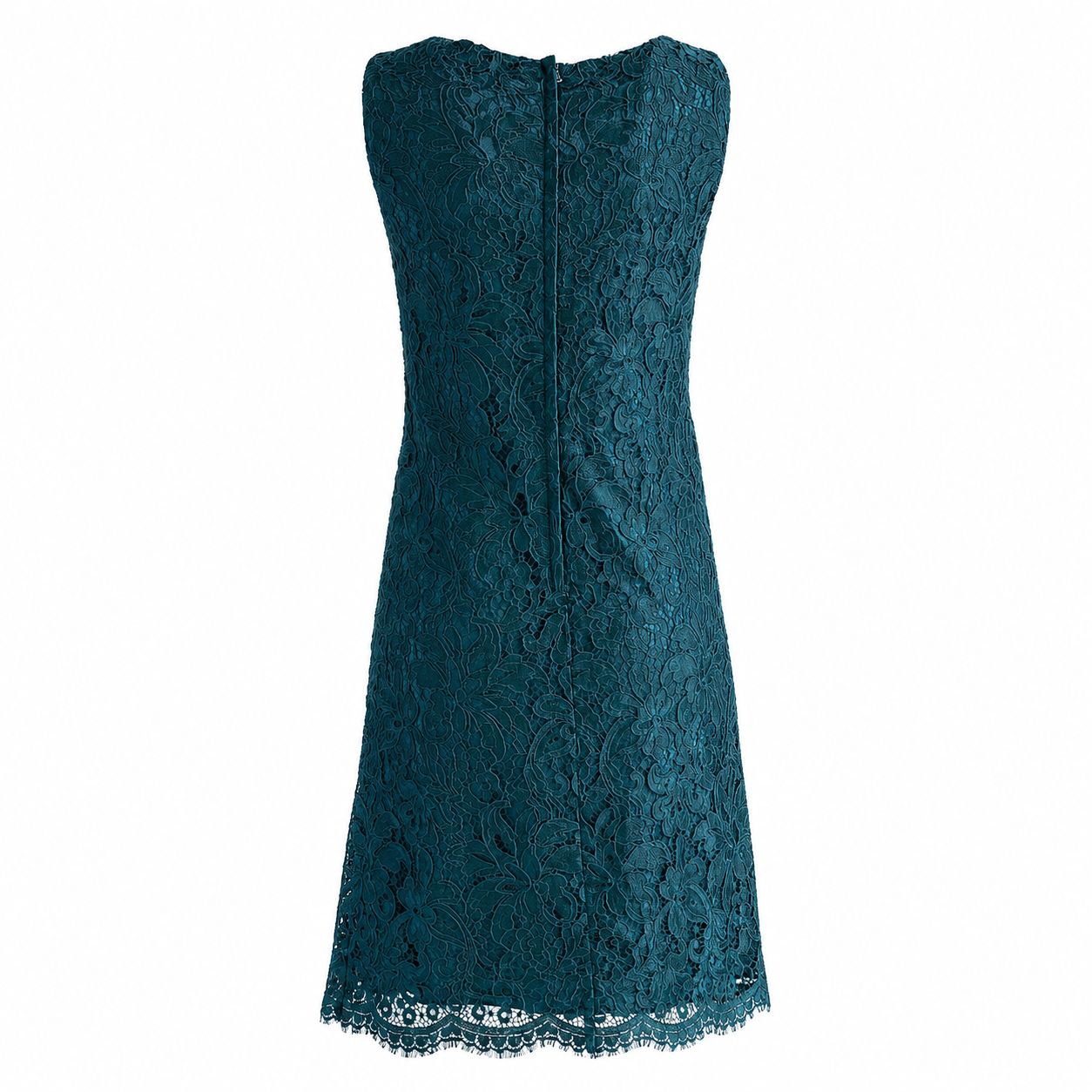 DOLCE & GABBANA - DRESS LACE GREEN SIZE 40 IT