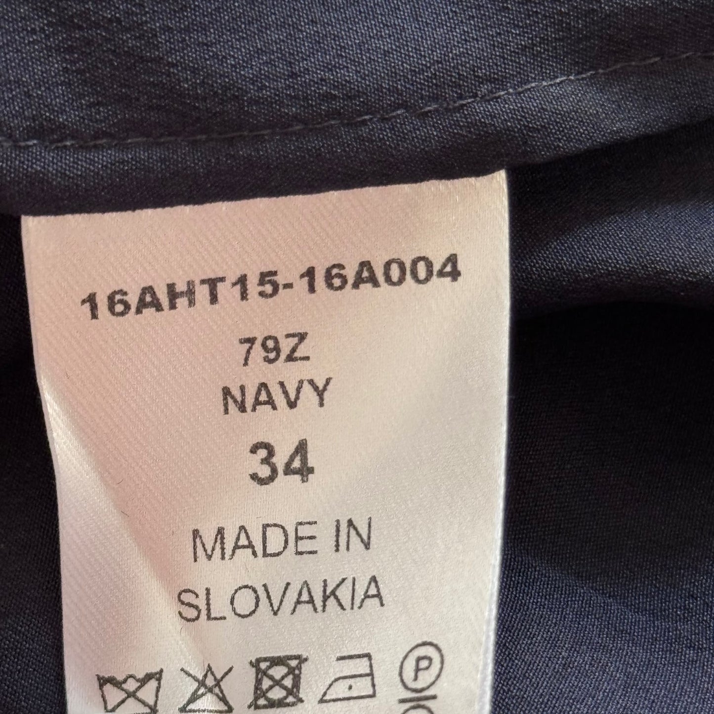 CHLOÉ - SET SHIRT AND MAXI SKIRT NAVY BLUE SIZE 34 FR