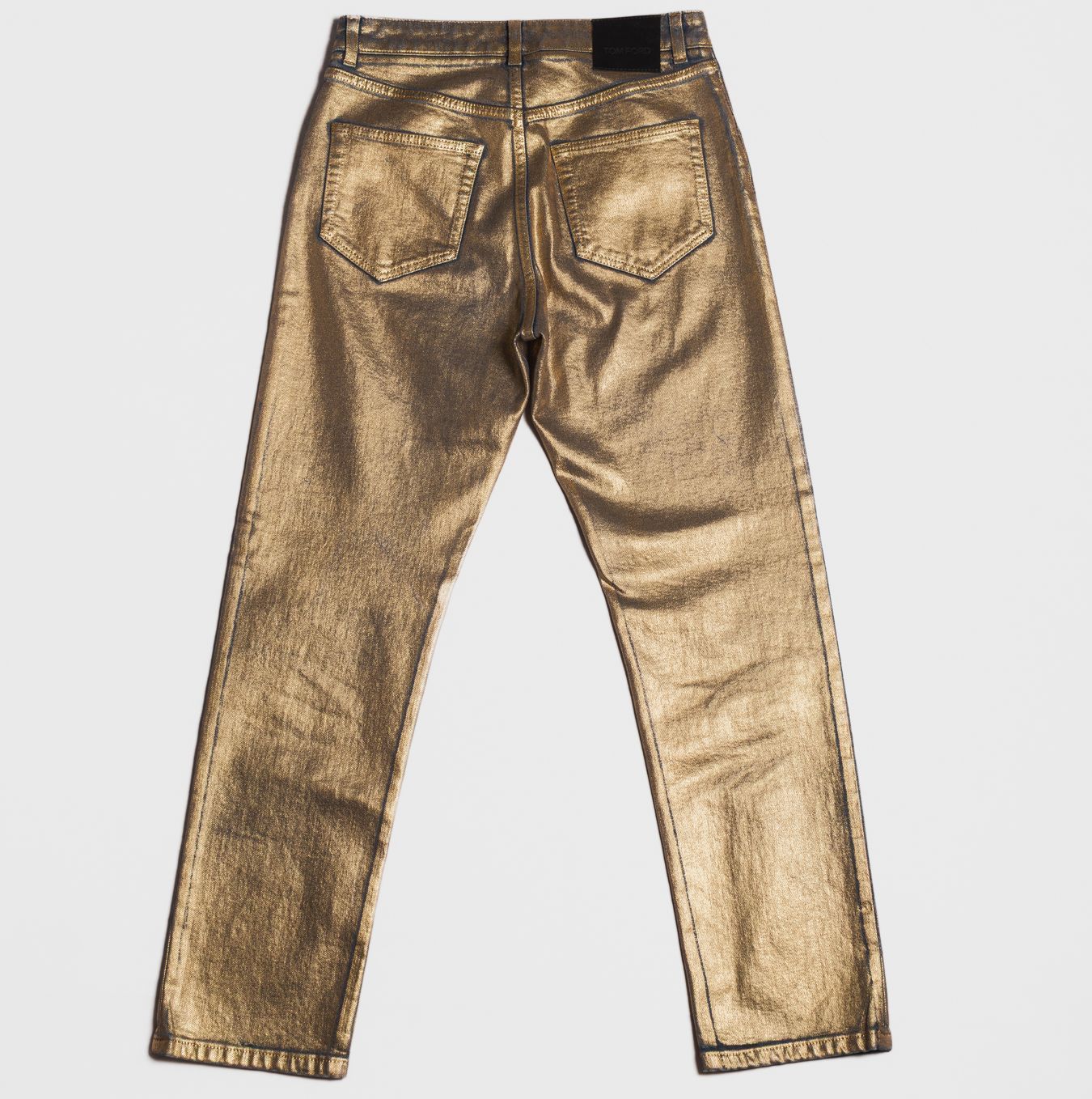 TOM FORD - TROUSERS JEANS GOLD SIZE 26