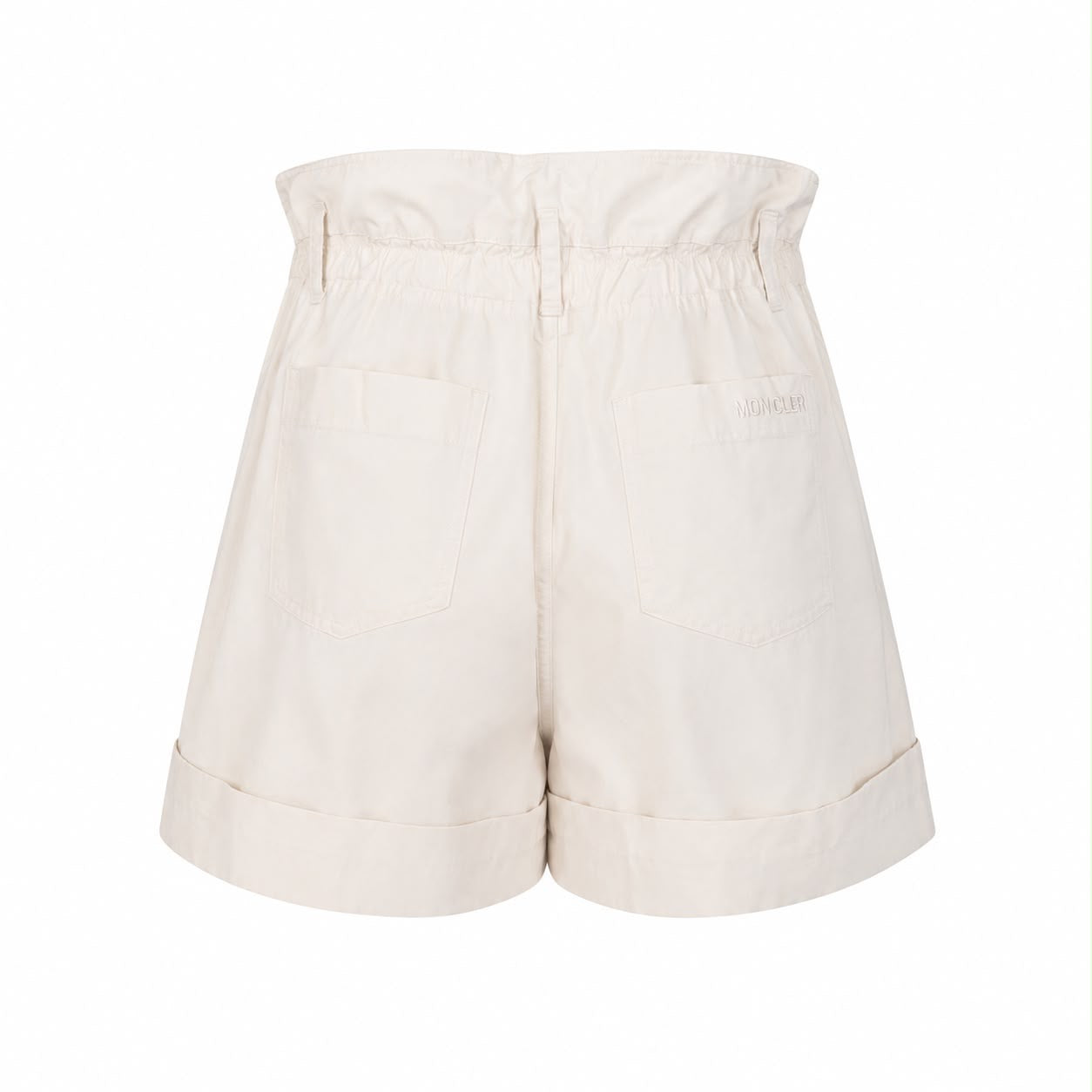 MONCLER -JACKET & SHORTS SET BEIGE TECHNICAL SIZE 42 IT