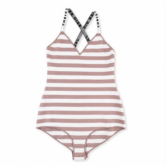 DIOR - BODY J’ADIOR STRIPED WHITE AND PINK SIZE S
