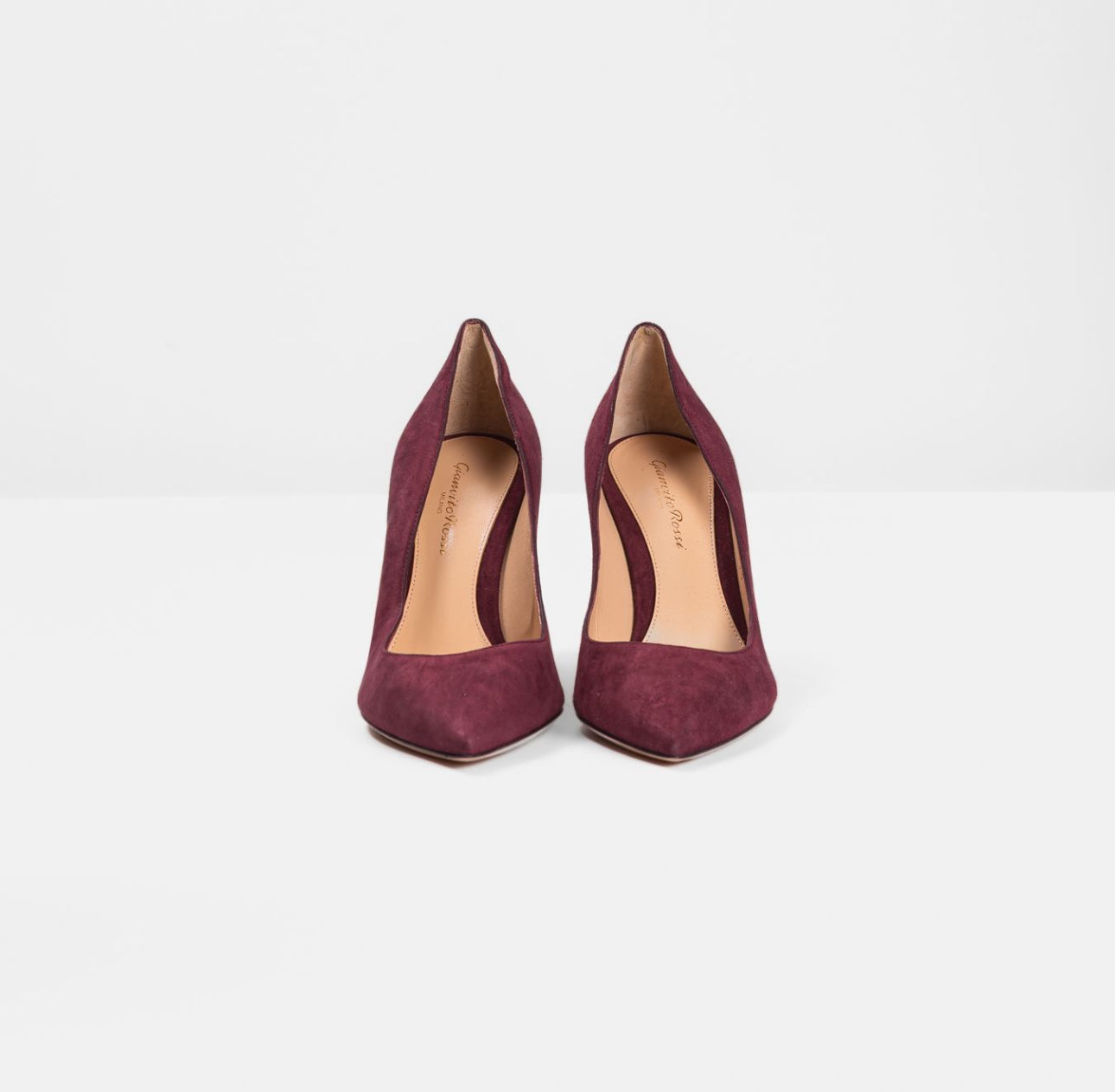Gianvito Rossi ワインレッド スエード ブーティ 36 ドゥロワー ブーティー