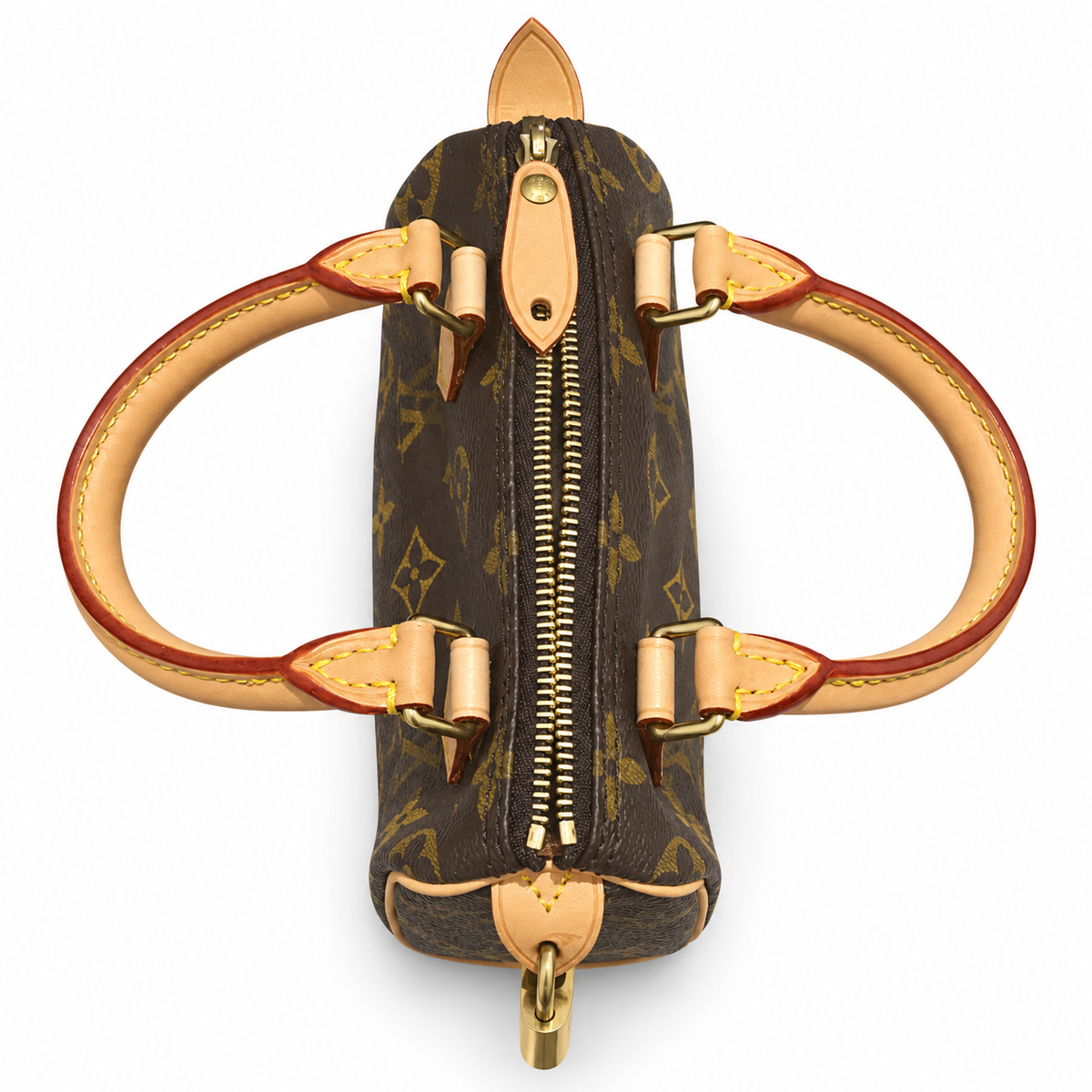 LOUIS VUITTON - BAG MINI SPEEDY MONOGRAM CANVAS BAG BROWN