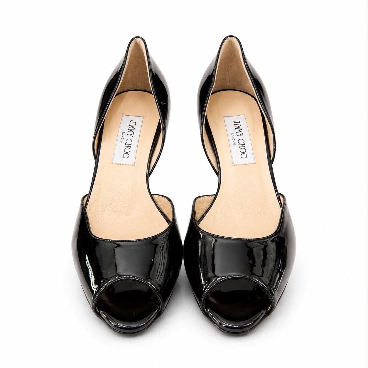 JIMMY CHOO - *NEW* PUMPS D’ORSAY BLACK PATENT SIZE 37,5 EU