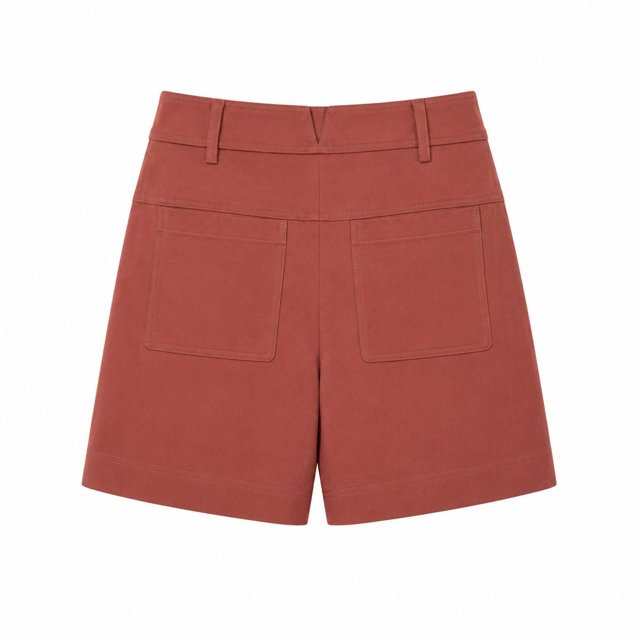 HERMÈS - SHORTS BROWN COTTON SIZE 36 FR