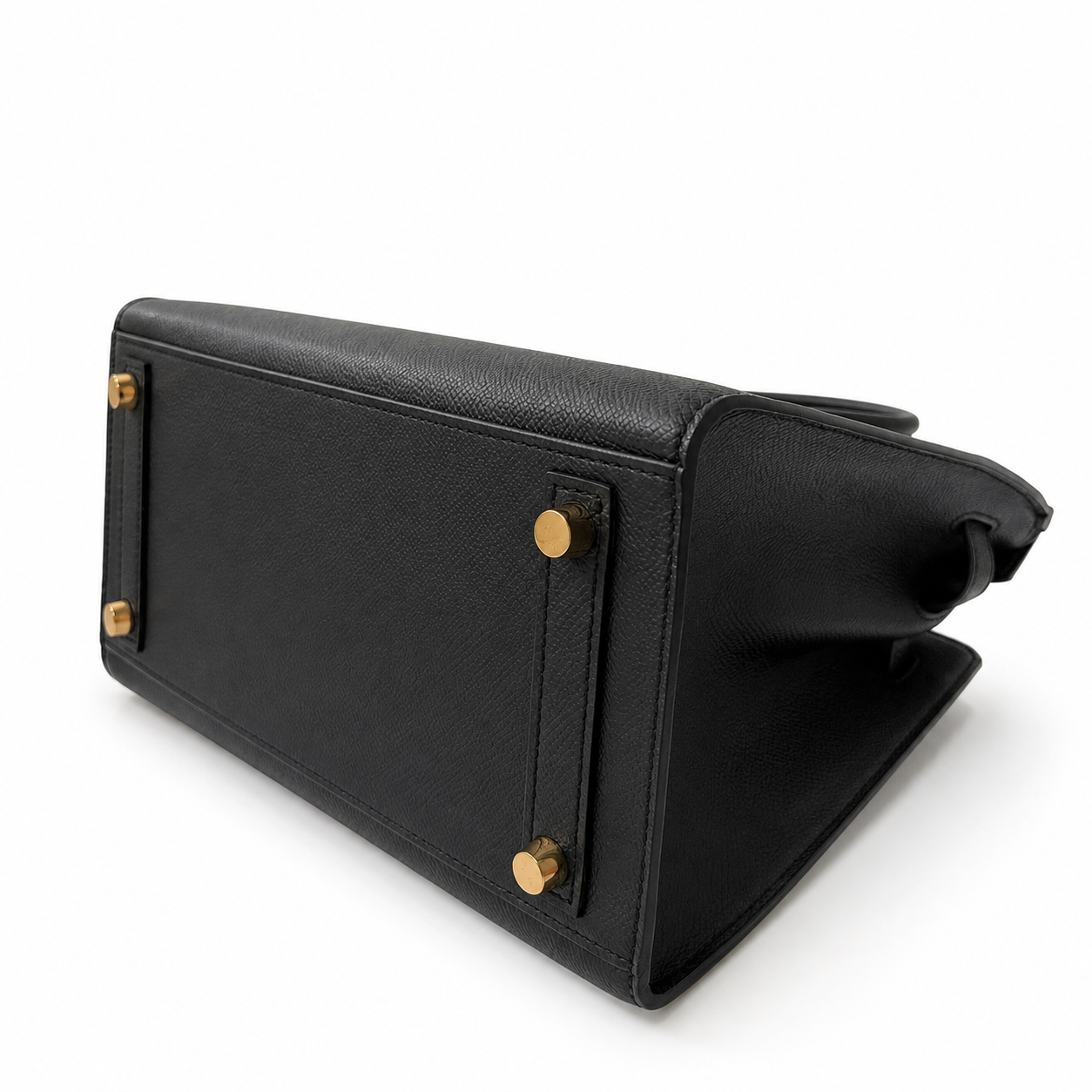 HERMÈS BIRKIN 25 BLACK EPSOM LEATHER GOLD HARDWARE