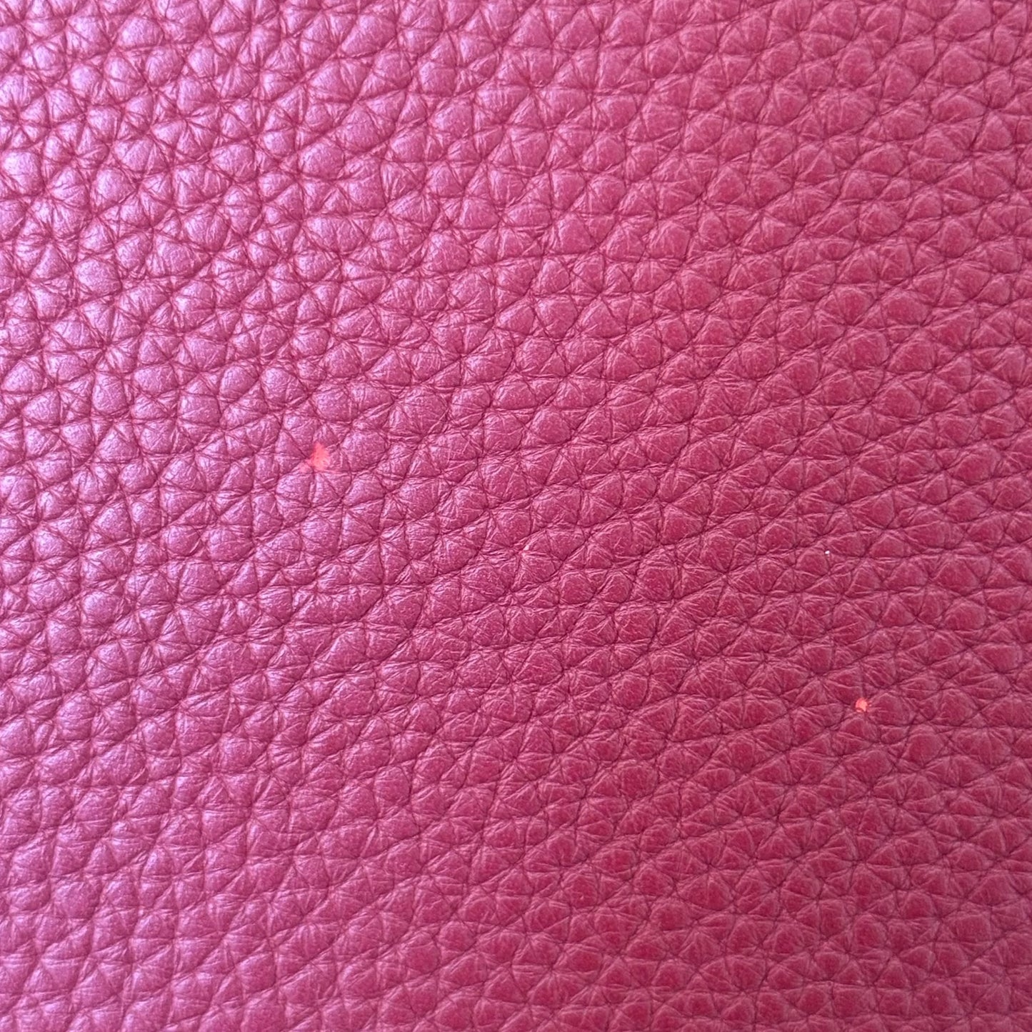 HERMÈS - BIRKIN BAG 40 ROUGE GRENADE TOGO LEATHER PALLADIUM HARDWARE