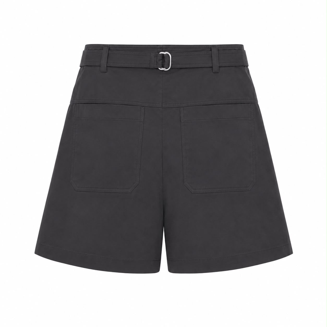 HERMÈS - SHORTS BLACK COTTON SIZE 38 FR