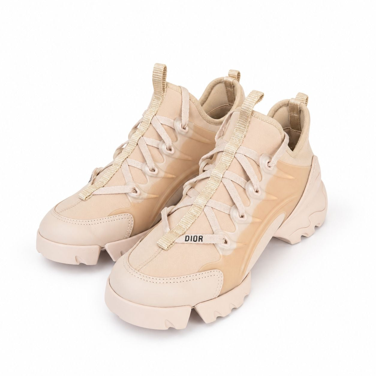 DIOR - *BRAND NEW* SNEAKERS D-CONNECT PINK TECHNICAL FABRIC SIZE 37,5 EU
