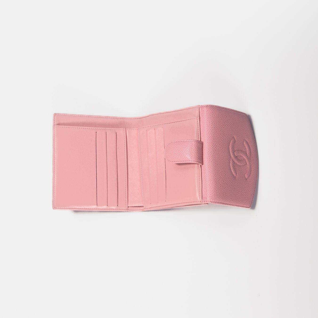 CHANEL - WALLET PINK CAVIAR LEATHER