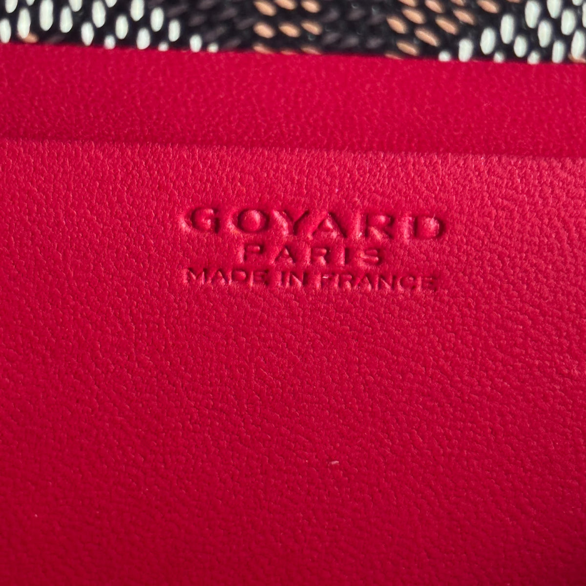 GOYARD - MINI TRUNK SHOULDER BAG IN BLACK GOYARDINE CANVAS WITH BLACK LEATHER TRIM & SILVER-TONE HARDWARE