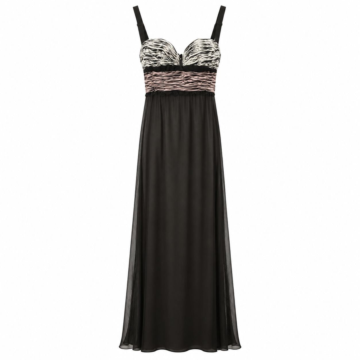 ROBERTO CAVALLI - LONG SILK DRESS SIZE 40 IT