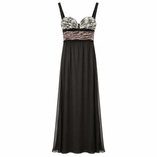 ROBERTO CAVALLI - LONG SILK DRESS SIZE 40 IT