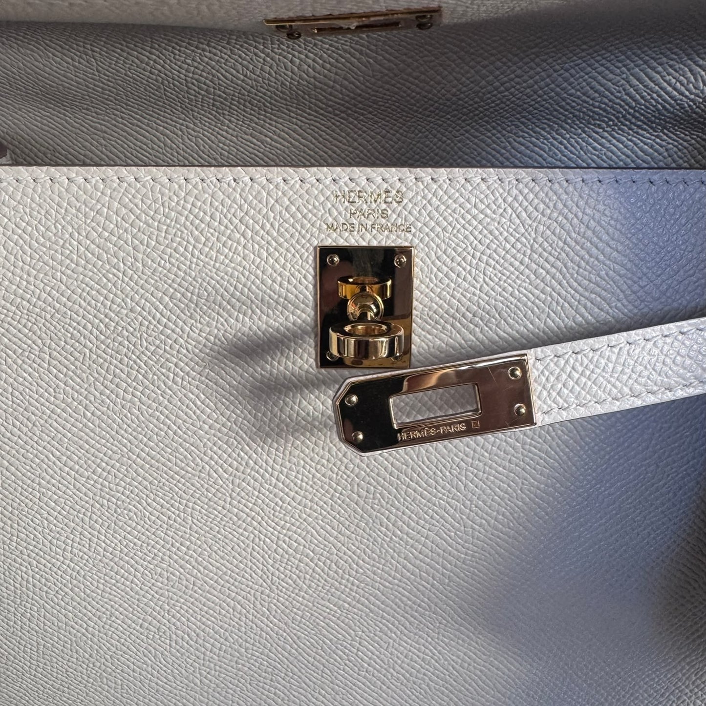 HERMÈS - KELLY 25 EPSOM CRAIE GOLD HARDWARE