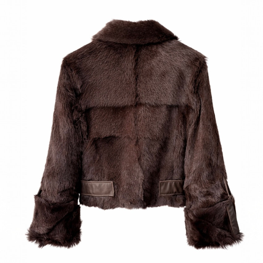 GUCCI - *RARE* FUR BROWN SIZE 42 IT