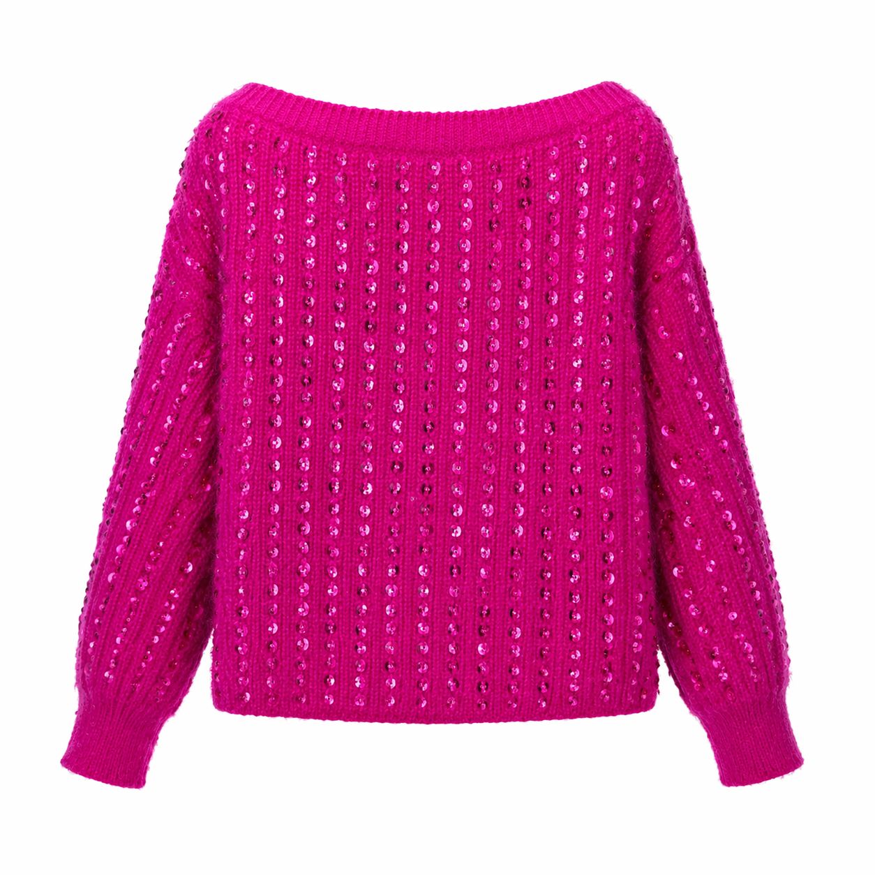 VALENTINO - *RUNWAY* SET SWEATER AND SKIRT PINK SIZE S