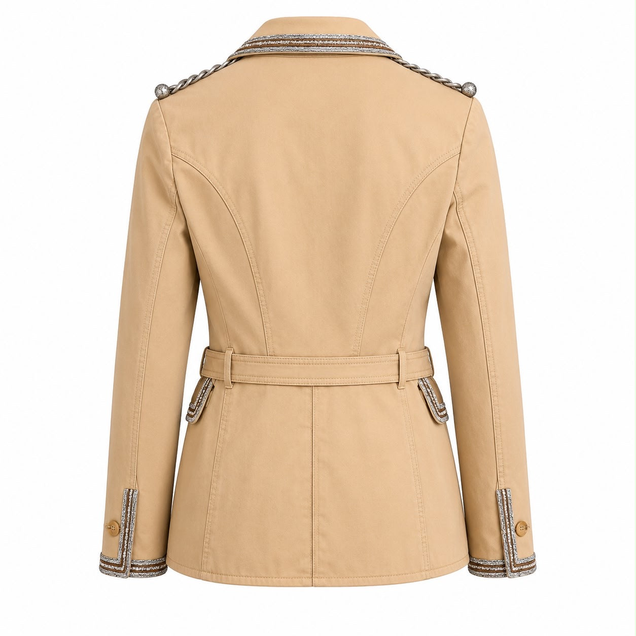 ERMANNO SCERVINO - BLAZER & TROUSERS SET SAND BEIGE SIZE 42 IT