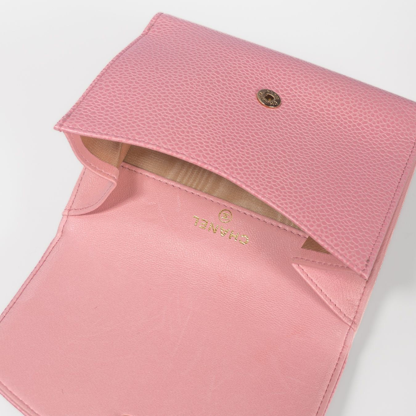 CHANEL - WALLET PINK CAVIAR LEATHER