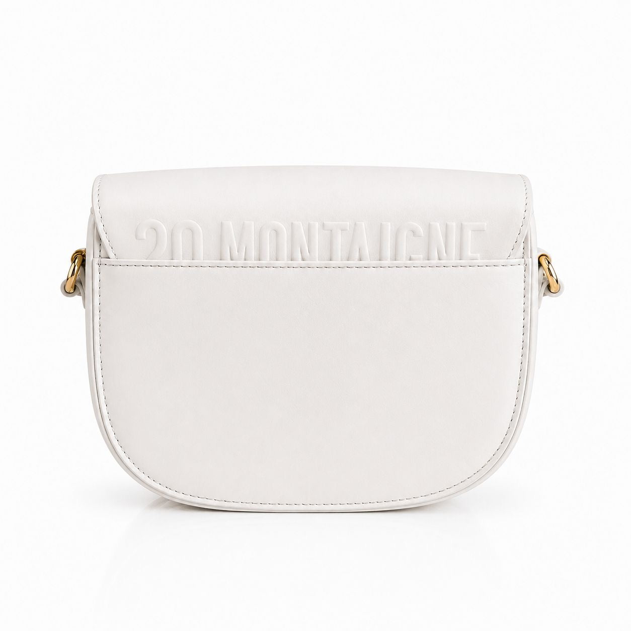 DIOR - BOBBY BAG MINI SMOOTH WHITE LEATHER GOLD HARDWARE