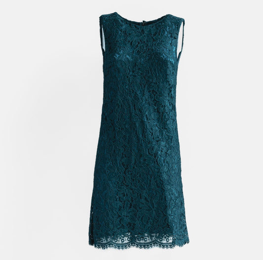DOLCE & GABBANA - DRESS LACE GREEN SIZE 40 IT