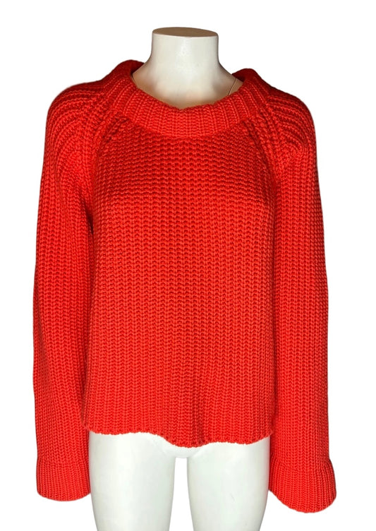 HERMÈS - Knitwear orange cashmere size 38 FR