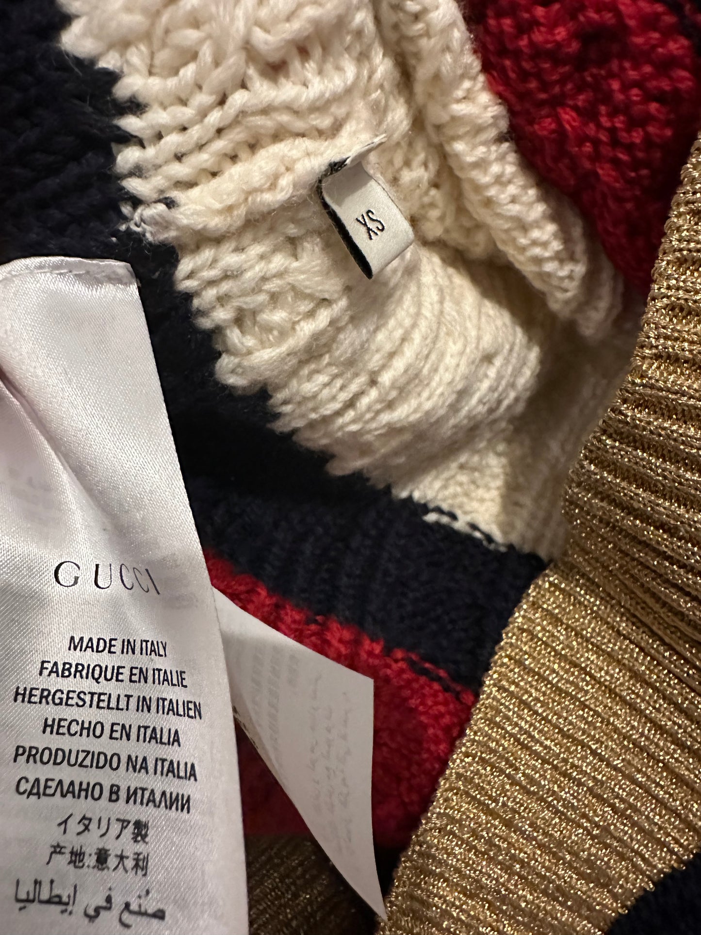 GUCCI - Knitwear stripes size XS